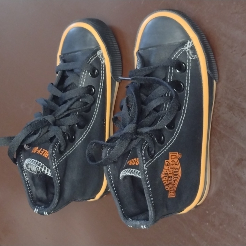 Harley Davidson shoes Kids size 11.0 black color